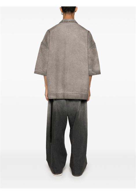 Gunmetal grey Magnum Tommy shirt Rick Owens DRKSHDW - men RICK OWENS DRKSHDW | DU01E3290CVS34